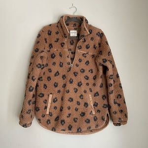 Abercrombie & Fitch leopard print pullover